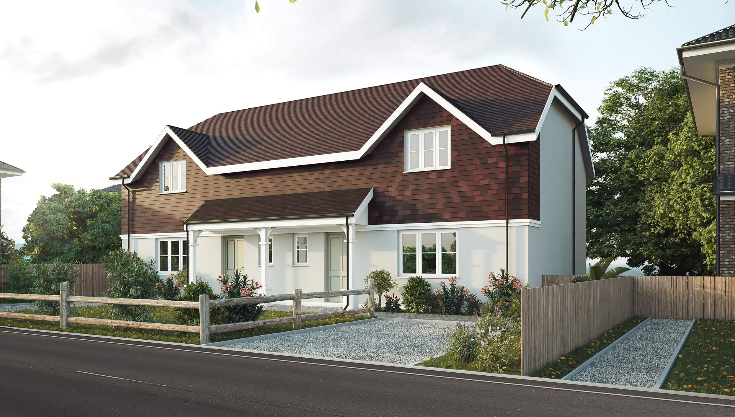 exterior architectural rendering