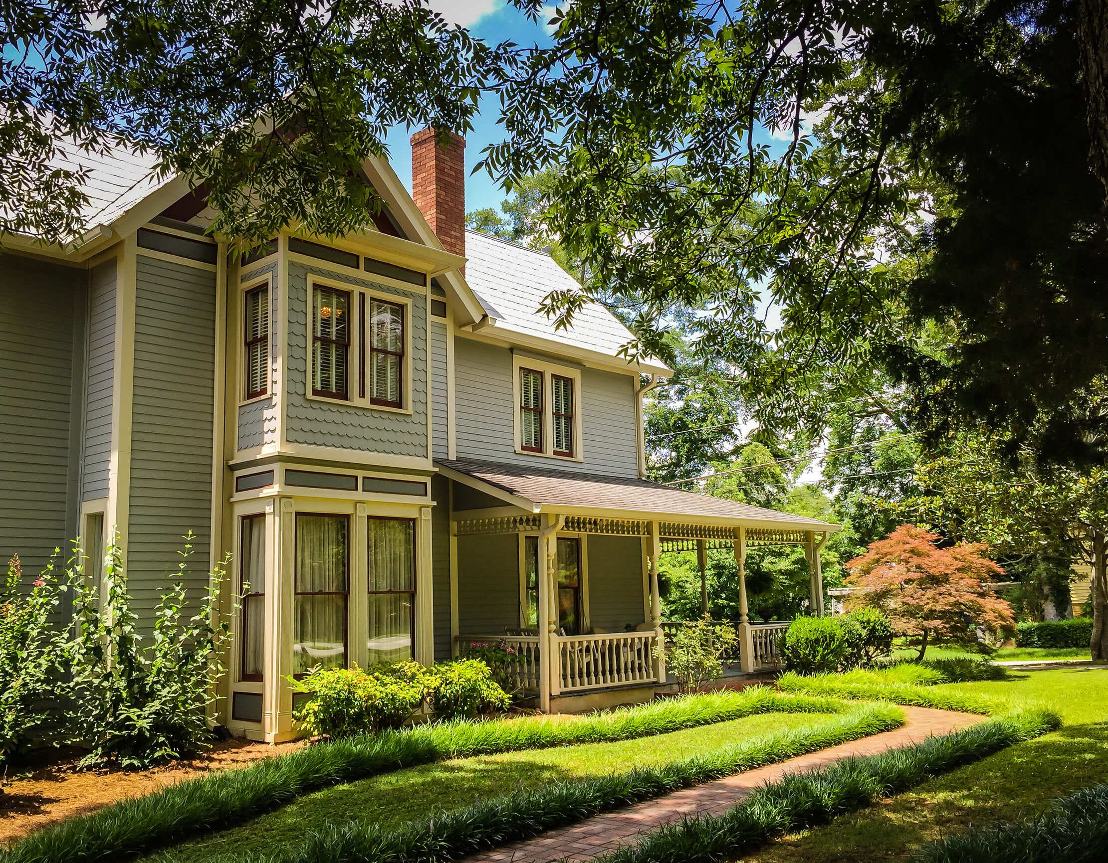 Victorian-style houses