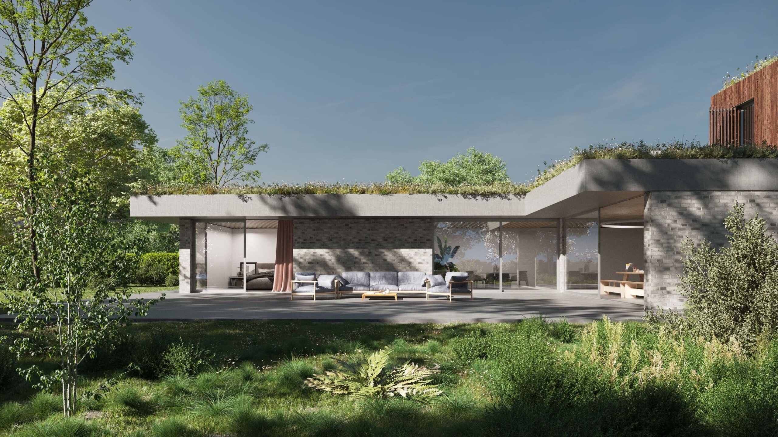 residential exterior rendering